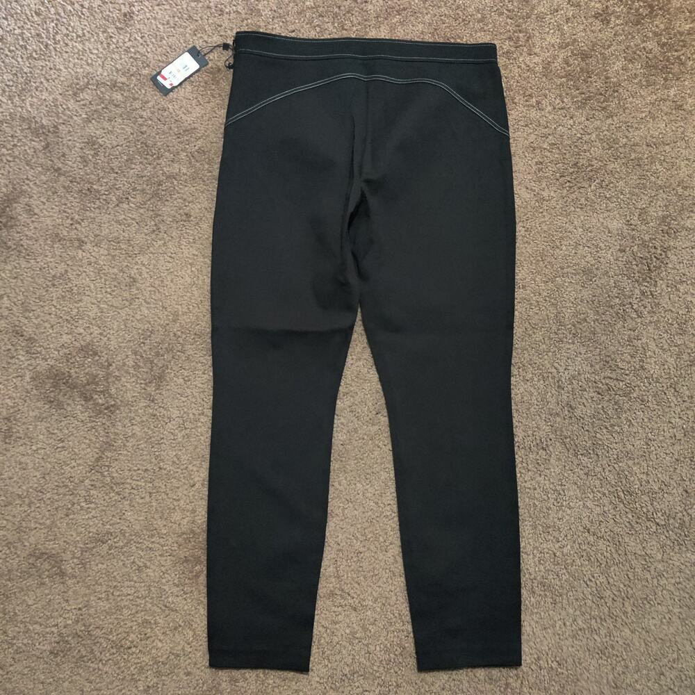 NWT Tommy Hilfiger Leggings Women's 12 Stretch Active Pants Black White ( New ) - Picture 7 of 11